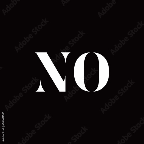 NO Logo Letter Initial Logo Designs Template