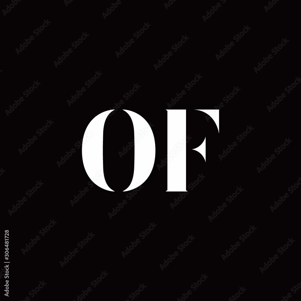 OF Logo Letter Initial Logo Designs Template OF Logo Letter Initial Logo Designs Template