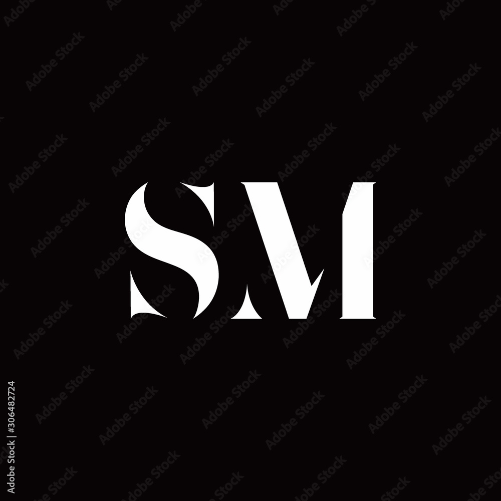 SM Logo Letter Initial Logo Designs Template SM Logo Letter Initial Logo Designs Template