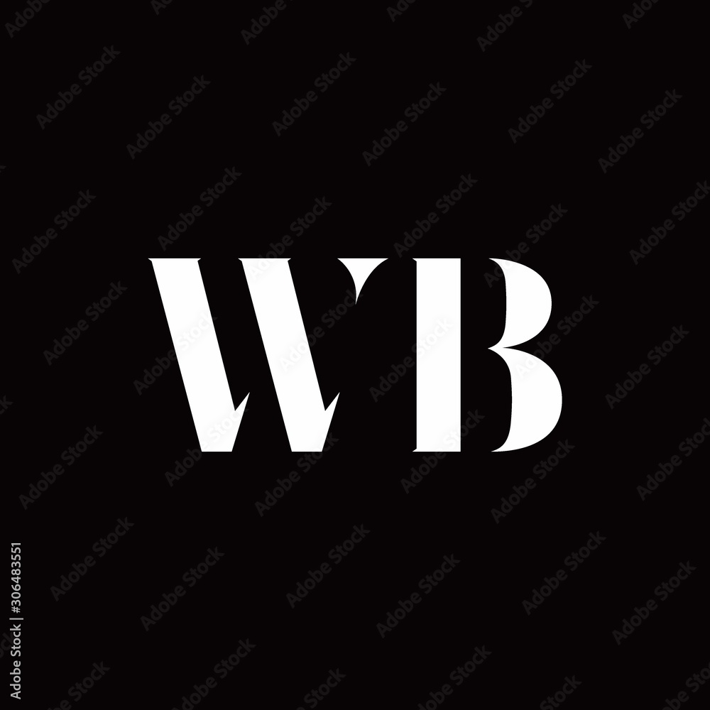 WB Logo Letter Initial Logo Designs Template WB Logo Letter Initial Logo Designs Template