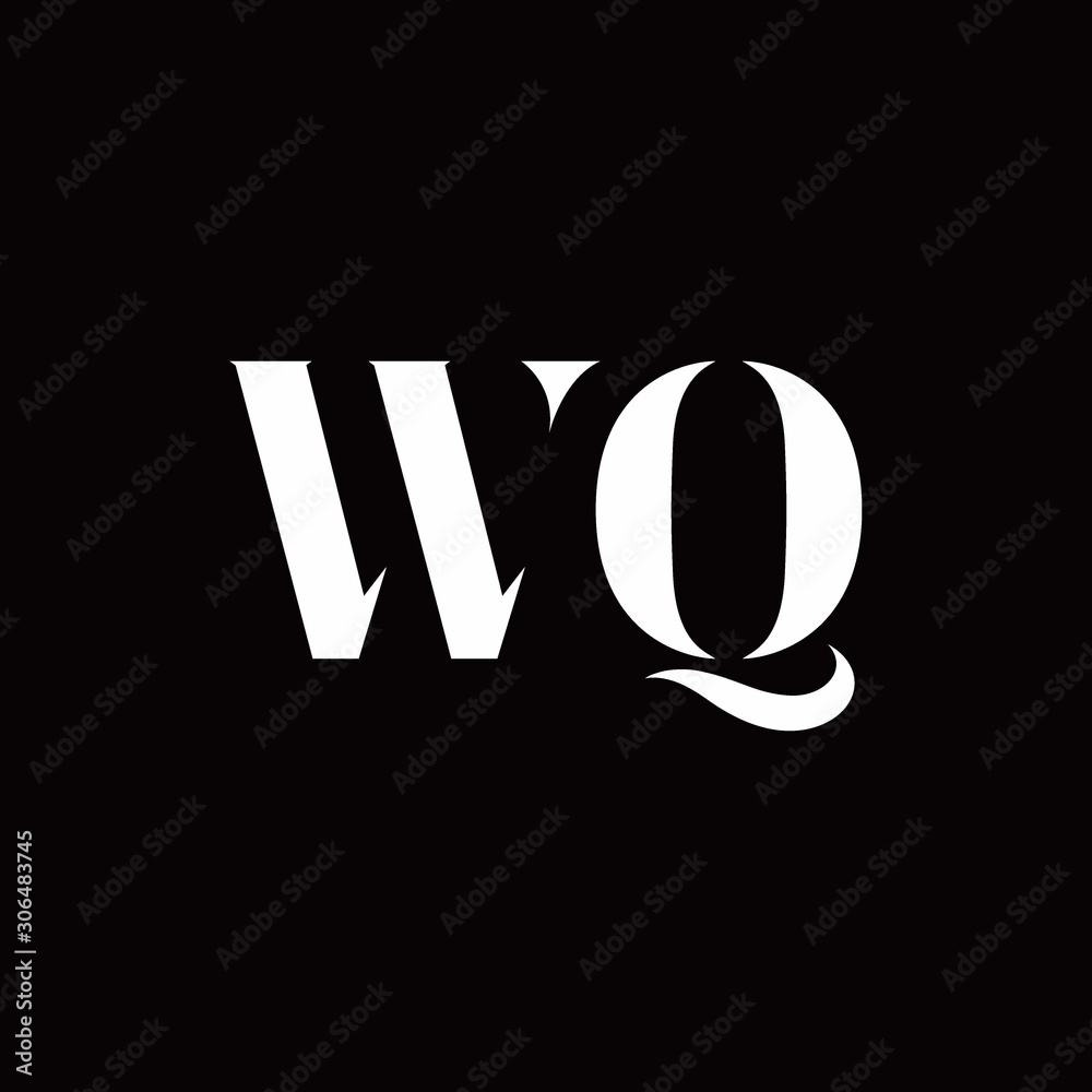 WQ Logo Letter Initial Logo Designs Template WQ Logo Letter Initial Logo Designs Template