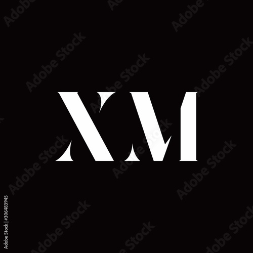 XM Logo Letter Initial Logo Designs Template