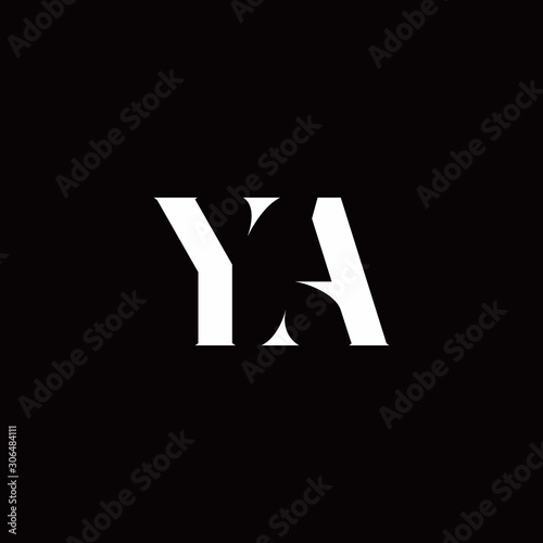 YA Logo Letter Initial Logo Designs Template