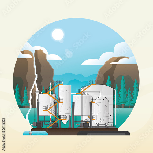 clarify water plant, water treatment