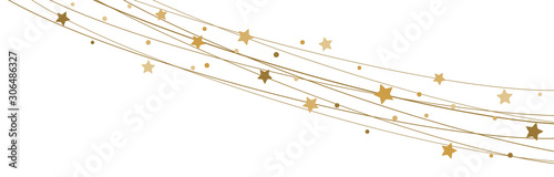 stars on strings background for christmas time
