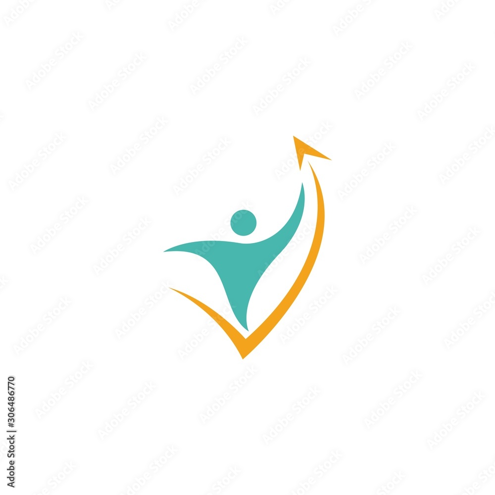 success people logo vector success people logo vector