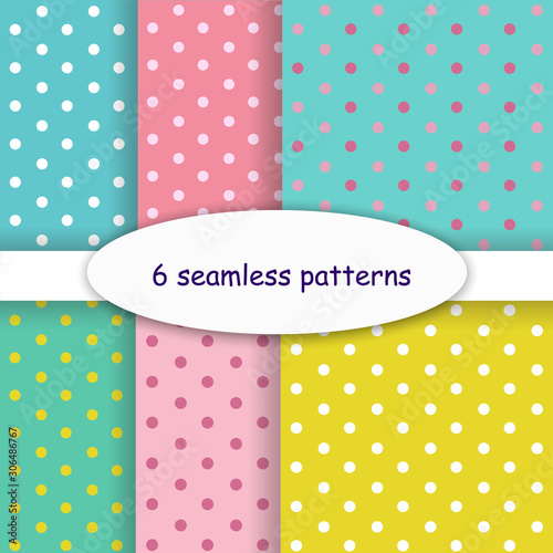 seamless patterns in peas vector illustration
