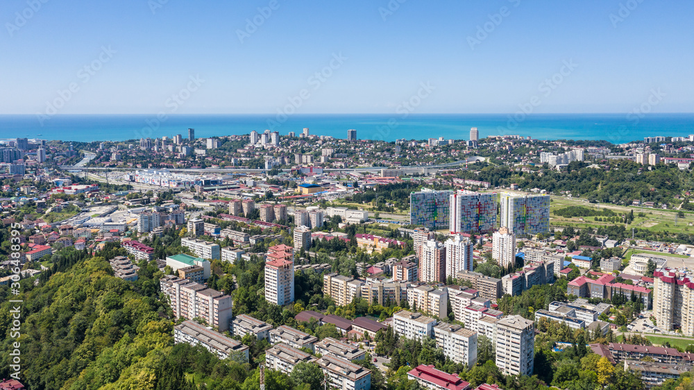 view of the city of sochi