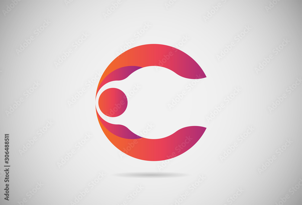 Letter C logo gradient simple elegant flat design. creative logo vector for company or event. abstract font and alphabet modern logo. purple pink and orange gradient logo. Letter C logo gradient simple elegant flat design. creative logo vector for company or event. abstract font and alphabet modern logo. purple pink and orange gradient logo.