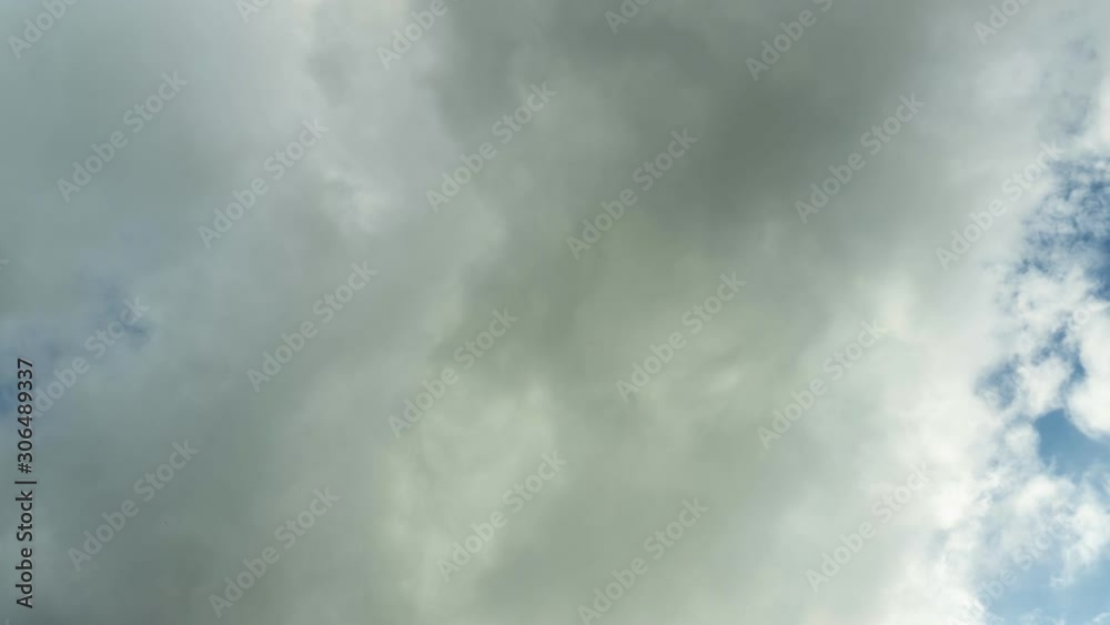Timelapse of clouds flowing in the sky scenery nature landscape