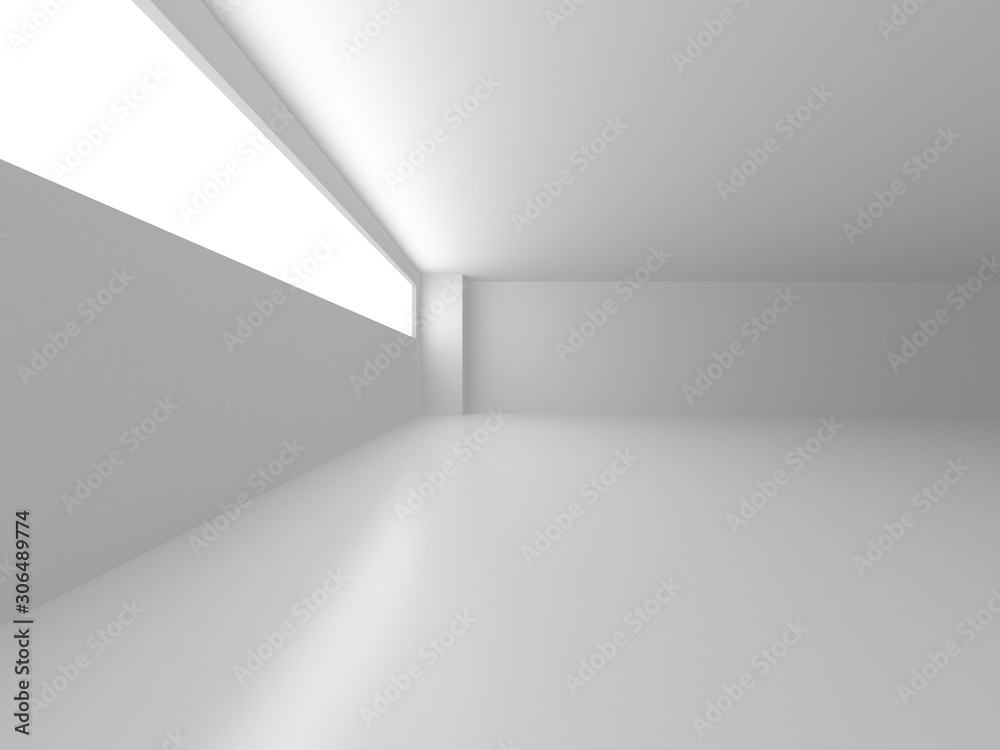 Futuristic White Architecture Design Background Futuristic White Architecture Design Background