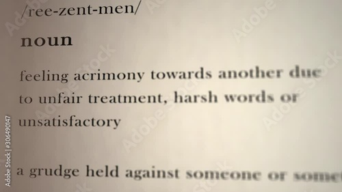 Resentment Definition