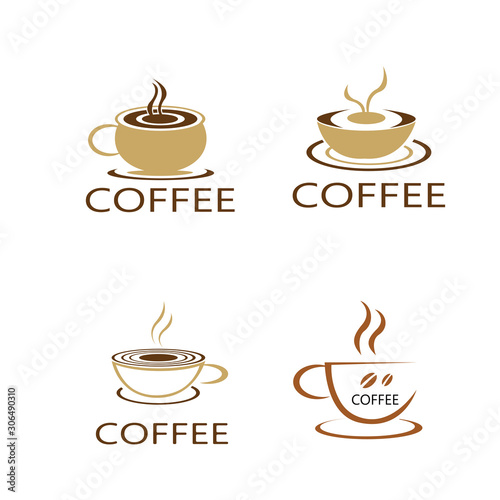 COFFEE LOGO DESIGN  VECTOR  ILUSTRATION TEMPLATES