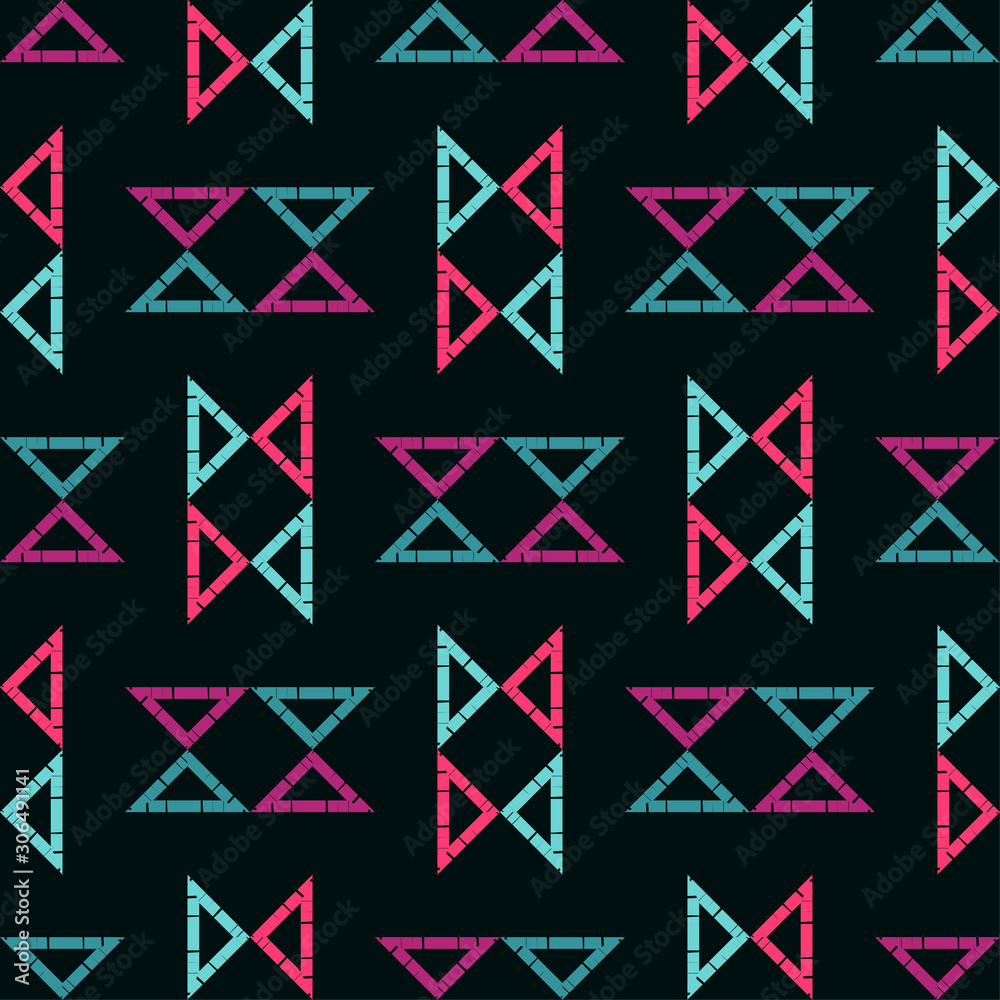 Ethnic boho seamless pattern. Lace. Embroidery on fabric. Patchwork texture. Weaving. Traditional ornament. Tribal pattern. Folk motif. Vector illustration for web design or print. Ethnic boho seamless pattern. Lace. Embroidery on fabric. Patchwork texture. Weaving. Traditional ornament. Tribal pattern. Folk motif. Vector illustration for web design or print.