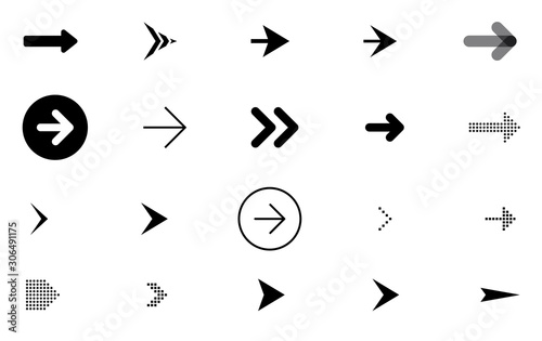 矢印アイコンセット