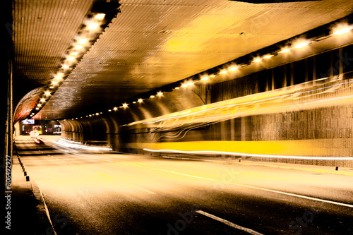 Night traffic on city streets © Aleksandra