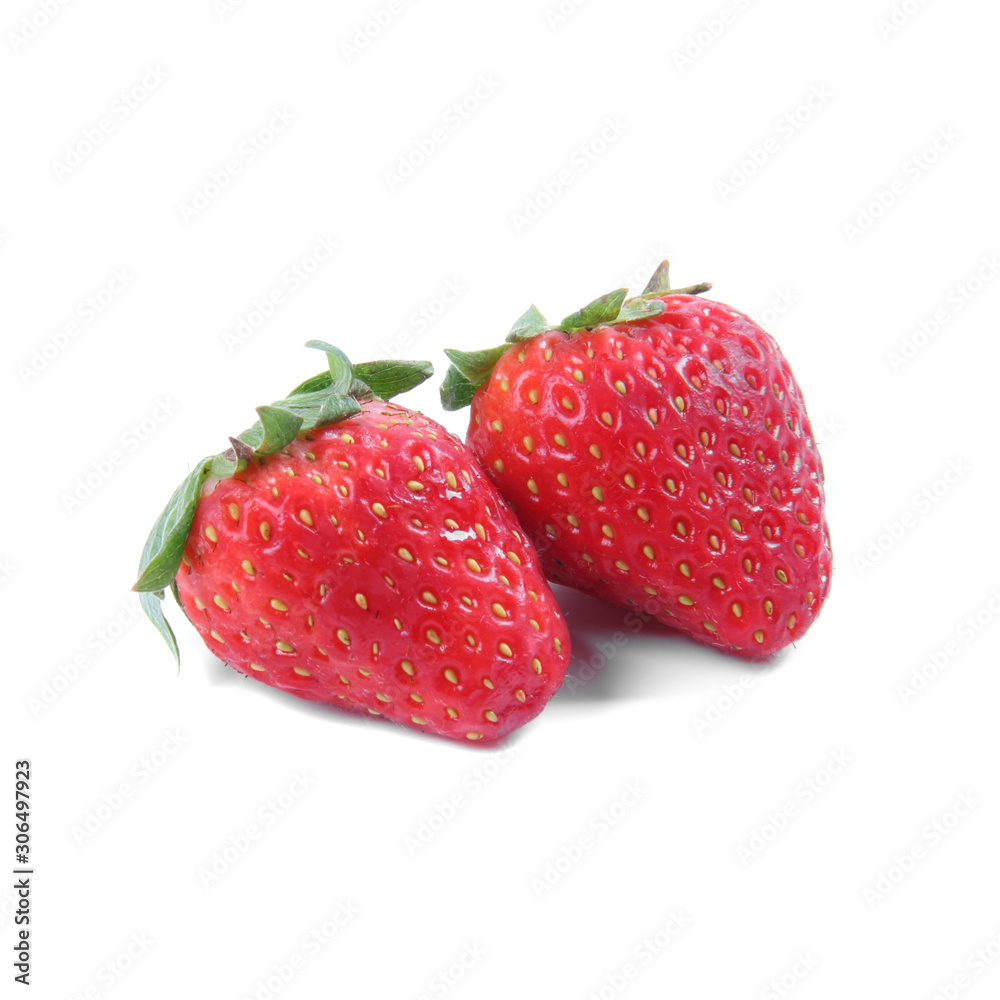 Fresh strawberry isolated on white background Fresh strawberry isolated on white background
