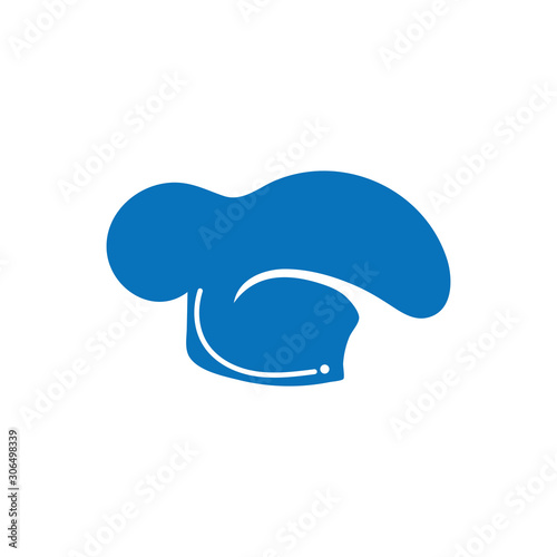 Hat chef logo creative template vector illustration