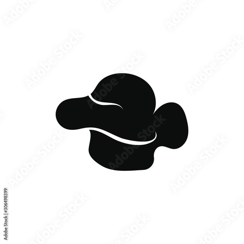 Hat chef logo creative template vector illustration