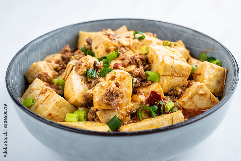 Mapo tofu closeup