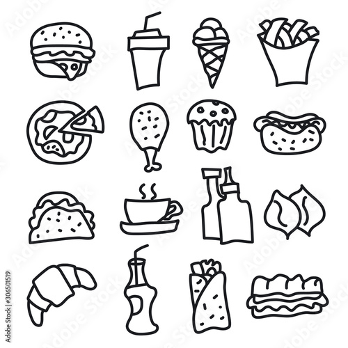 fast food icons