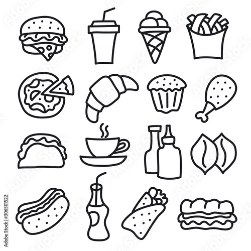 fast food icons