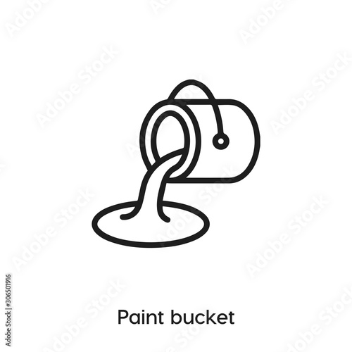paint bucket icon vector. paint bucket icon vector symbol illustration. Modern simple vector icon for your design. paint bucket icon vector.	