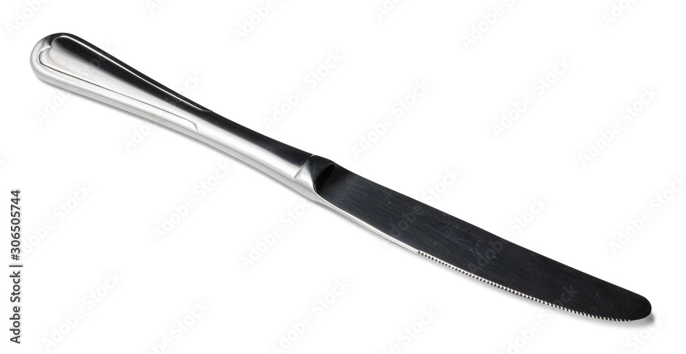 Stainless cutlery knife isolated on white background Stainless cutlery knife isolated on white background