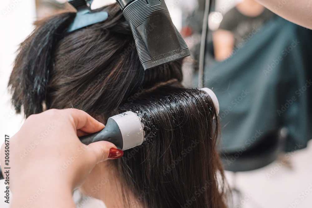 Naklejka premium backstage salone parrucchieri