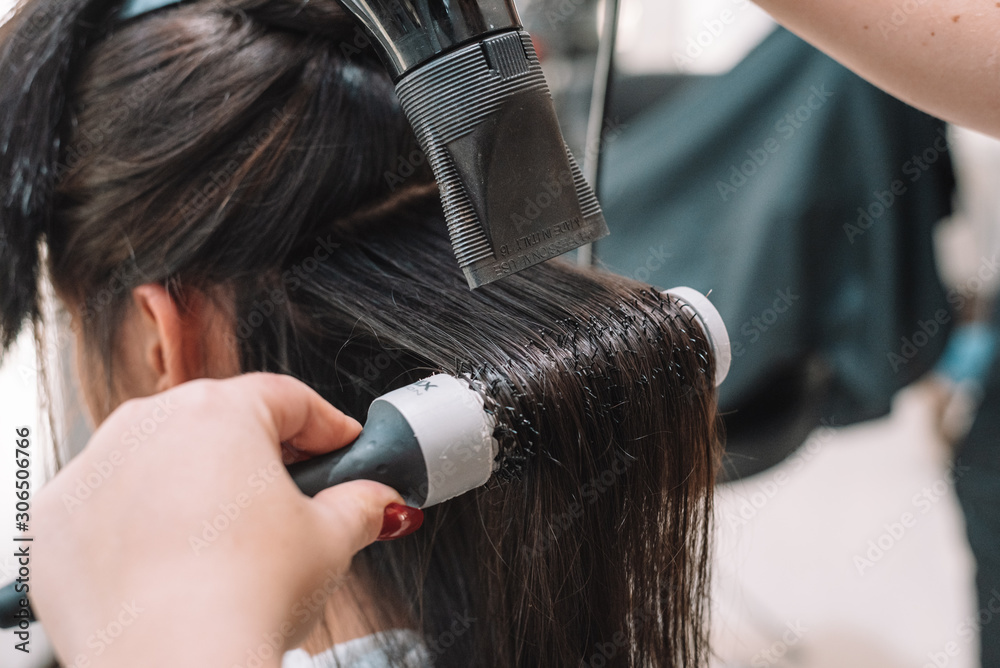 Fototapeta premium backstage salone parrucchieri