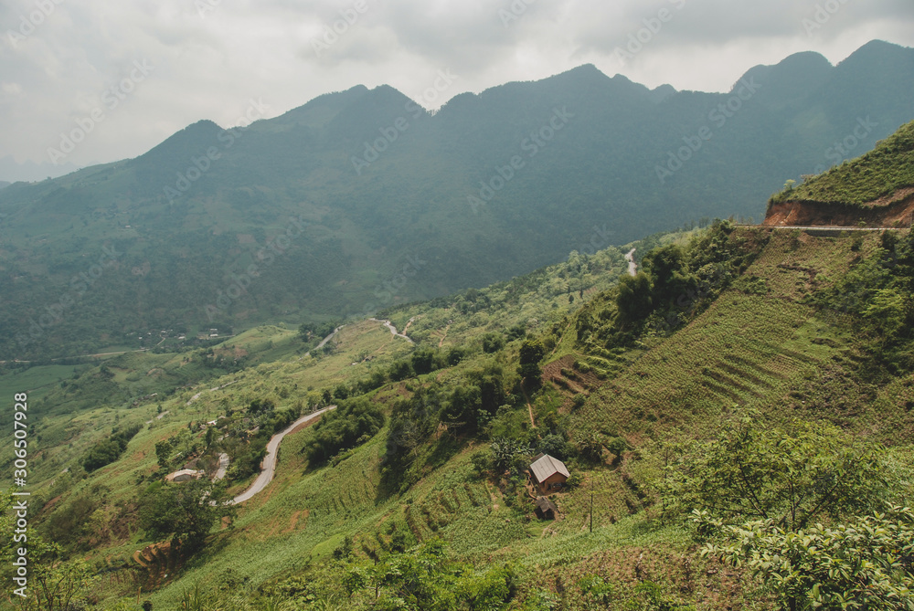 Mountains of Ha Giang, Vietnam 