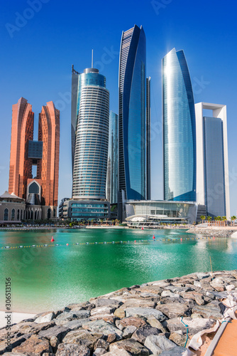 Etihad Towers in Abu Dhabi, United Arab Emirates photo