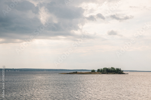 island in the center of the Kiev sea