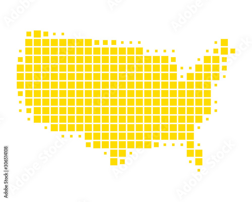 Karte der USA
