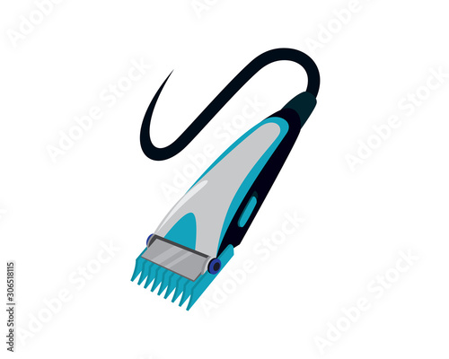 Detailed Hair Trimmer or Hair Clipper Illustration