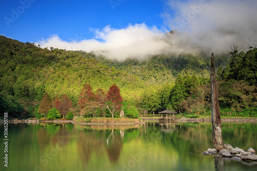 landscape with lake