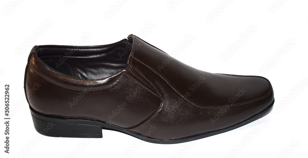 casual, formal, sports shoes in natural nubuck leather for adult men photographed on a white background. Fashion accessories. casual, formal, sports shoes in natural nubuck leather for adult men photographed on a white background. Fashion accessories.
