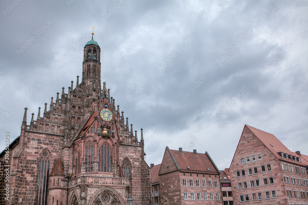 Church of Our Lady on Hauptmarkt in Nuremberg