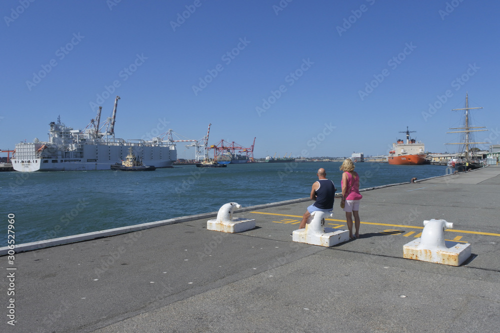 Fototapeta premium Fremantle Harbour Perth Western Australia