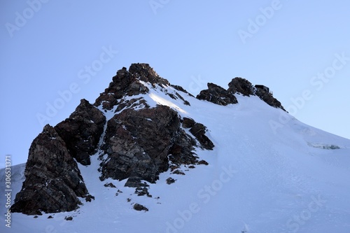 Paesaggio montano e rocce