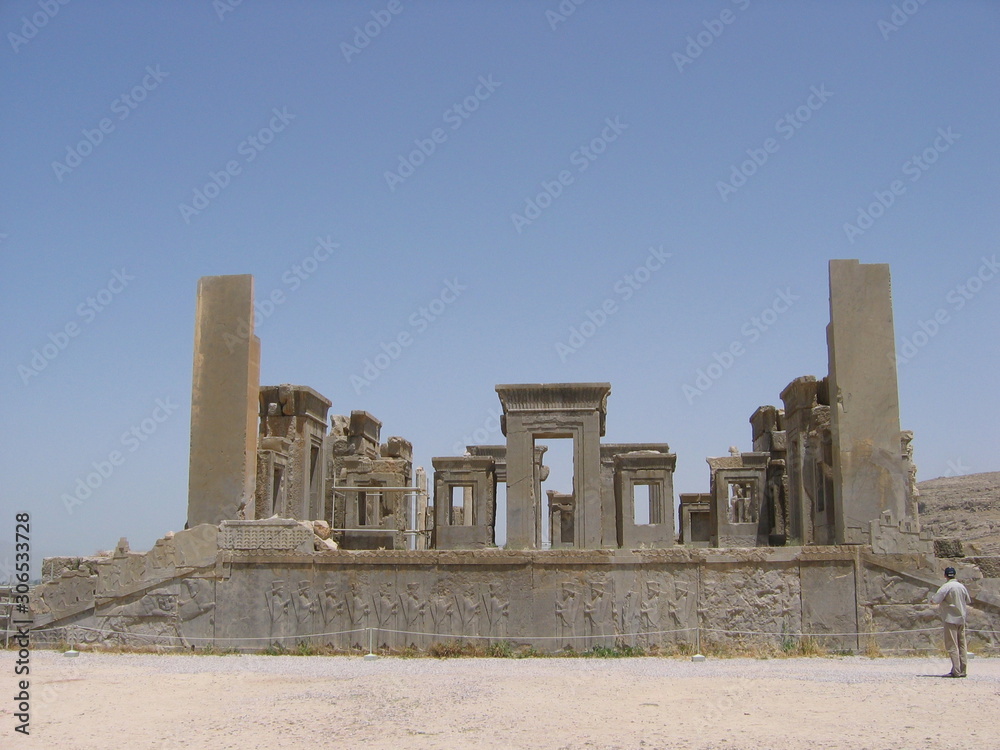 Apadana Palace, Persepolis, Iran, 2006. The Palace served as a reception hall, where gifts were exchanged.