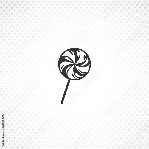 sweetie lollipop vector icon for mobile concept and web apps design.