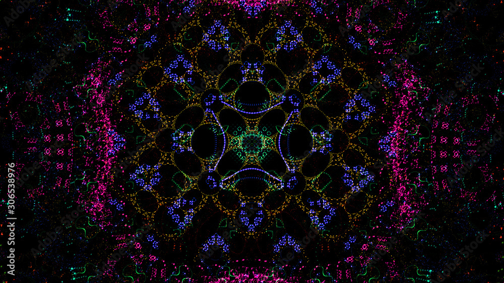 Psychedelic tribal kaleidoscope texture design, Abstract kaleidescopic club. Psychedelic tribal kaleidoscope texture design, Abstract kaleidescopic club.