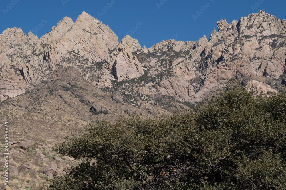 Organ Mountains in southwest New Mexico.