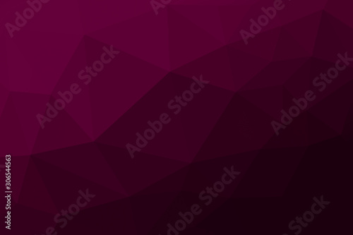 Tyrian purple gradient triangle background, abstract polygon pattern. Tyrian red, Phoenician purple, royal purple, imperial purple color background - illustration photo