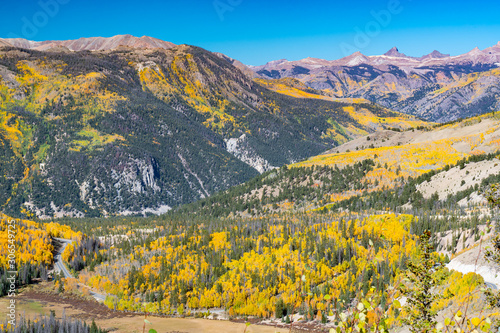 Fall Aspens in the Sun Juan Mountains of Colorado