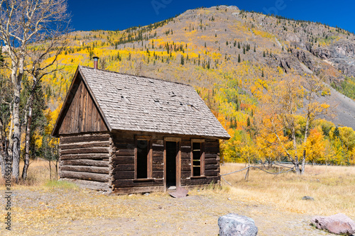 Abandoned Cabin in Capitol City in the San Juan Mountains of Colorado