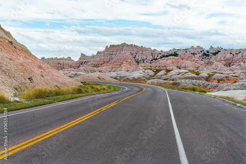 Road Through Badlands National Park in South Dakota © pabrady63