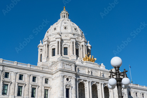 Dome of the Minnesota State Capitol Building in St Paul