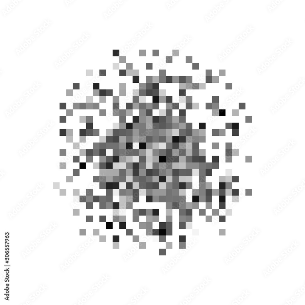 Frame with pixels Frame with pixels